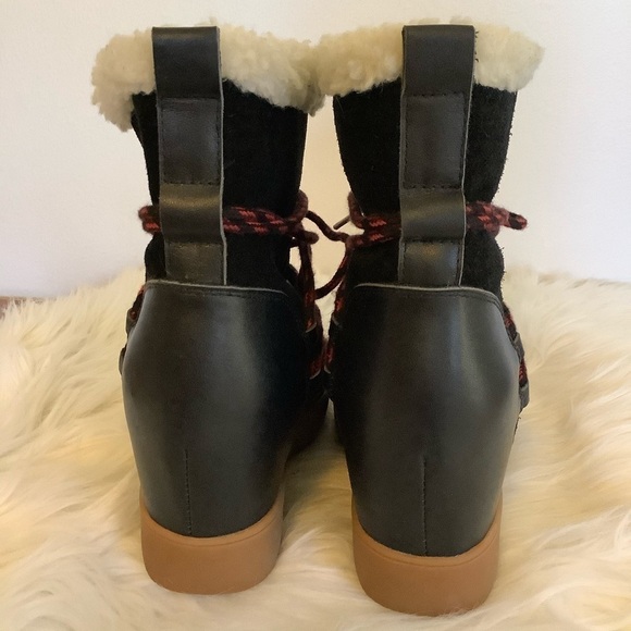 Anthropologie Shoe The Bear Trish Wedge Boots Sz-8 - Picture 4 of 7